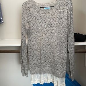 Justice sweater size 16